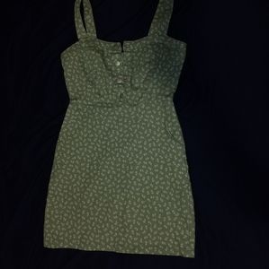 Hunter green summer dress